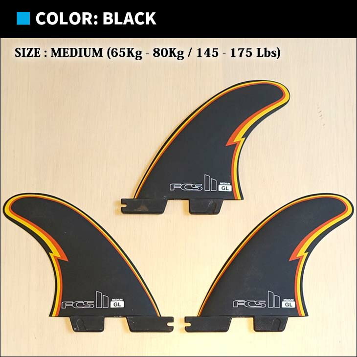 26 FCS2 フィン GL GERRY LOPEZ ゲリー・ロペス シェイパーシリーズ TRI FINS トライフィン PC パフォーマンスコア 3本セット 日本正規品