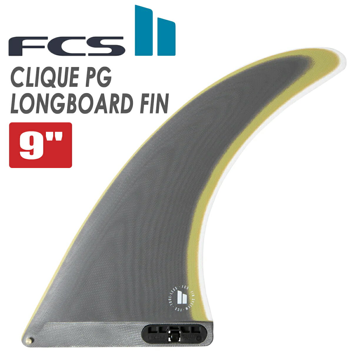 24 FCS2 O{[h tB CLIQUE LONGBOARD FIN 9h N[N VOtB ptH[}XOX PG 9ft {Ki