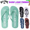 25 BILLABONG ビラボン ビーチサンダル BASIC LOGO THONGS ビーサン シンプル ロゴ サーフィン マリンスポーツ メンズ 2025年春夏 品番 BF011917 BF011-917 日本正規品