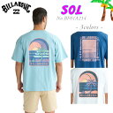 【7/19~7/25エントリーでP10倍】25 SS BILLABONG ビラボン Tシャツ SOL 半袖 トップス ティーシャツ サーフィン 海 バックプリント アウトドア メンズ 2025年春夏 品番 BF01A214 BF01A-214 日本正規品