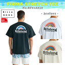 25 SS BILLABONG ビラボン Tシャツ FIRMA STRETCH TEE 半袖 トップス ラッシュガード 吸汗速乾 軽量 水陸両用 UPF50+ 男性 メンズ 2025年春夏 品番 BF01A858 BF01A-858 日本正規品