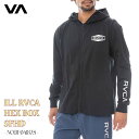 【5/9〜5/15エントリーでP10倍】25 SS RVCA ルーカ ラッシュガード ILL RVCA HEX BOX SFHD 長袖 パーカー ラッシュパーカ...