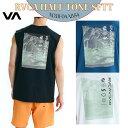 25 SS RVCA ルーカ ラッシュガード HALF TONE SFTT ラッシュタンク ノースリーブ タンクトップ 袖なし 水着 ロゴ サーフィン アウトド...
