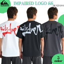 【5/9〜5/15エントリーでP10倍】25 QUIKSILVER クイックシルバー ラッシュガード IMPAIRED LOGO SS 半袖 UPF50+ 水着...
