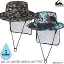 【5/9〜5/15エントリーでP10倍】25 QUIKSILVER クイックシルバー サーフハット WR UV WATER BEACH HAT PRT UPF5...
