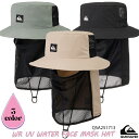 25 QUIKSILVER クイックシルバー サーフハット WR UV WATER FACE MASK HAT UPF50+ 帽子 ハット サーフィン マリンス...