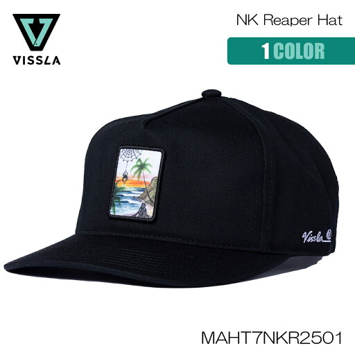 25 VISSLA ヴィスラ キャップ 帽子 コットン100% ウォッシュ加工 5パネル サーフィン アウトドア メンズ ユニセックス ビスラ 2025年春夏 NK Reaper Hat 品番 MAHT7NKR2501 日本正規品 25 VISSLA ヴィスラ キャップ 帽子 コットン100% ウォッシュ加工 5パネル サーフィン アウトドア メンズ ユニセックス ビスラ 2025年春夏 NK Reaper Hat 品番 MAHT7NKR2501 日本正規品
