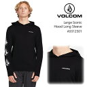 【5/9〜5/15エントリーでP10倍】25 VOLCOM ボルコム 長袖 ラッシュガード パーカー フード付き UVカット 50+ メンズ ラージ・アイコニッ...