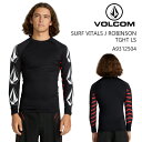 【5/9〜5/15エントリーでP10倍】25 VOLCOM ボルコム 長袖 ラッシュガード Tシャツ ジャック・ロビンソン コラボ UVカット 50+ メンズ ...