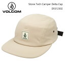 【8/4~8/10エントリーでP10倍】25 VOLCOM ボルコム キャップ 帽子 キャンパーハット 撥水加工 はっ水 メンズ ストーンテック キャンパー デルタ キャップ Stone Tech Camper Delta Cap 品番 D5512502 日本正規品