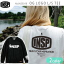 【7/19~7/25エントリーでP10倍】25SS INSP インスピ ロンT OG LOGO 長袖 ロゴ入り コットン アウトドア サーフィン マリンスポーツ ユニセックス 2025年春夏 品番 IN25010 日本正規品