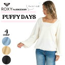 25 SS ROXY ロキシー リブニット PUFFY DAYS 2点セット キャミソール ロングスリーブトップス セットアップ ロゴ刺繍 クロップド丈 アウトドア マリンスポーツ サーフィン 2025年春夏 レディース 品番 RDK251089 日本正規品
