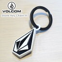 VOLCOM ボルコム ストーンキーチェーン3 キーホルダー キーリング Stone Key Chain3 III プレゼント ボルコムストーン型 品番 D67322JD 日本正規品