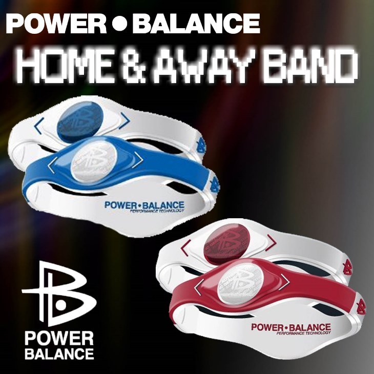 POWER BALANCE GAMEDAY HOME&AWAY パワーバランス ゲームデイ ホーム＆アウェイ 本物の証 Yotta Mark ヨッタ マーク 入り NEWホログラム シリコン リスト ブレスレット 本物にこだわる 日本製品 シリコン バンド 日本正規品