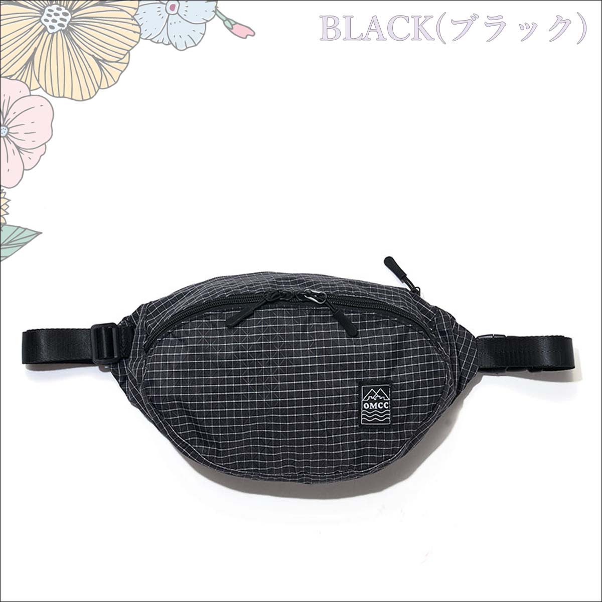 OMCC �ܥǥ��Хå� PK FANNY PACK ROUND LATTICE M ���Ф� �� BAG �������ȥݡ��� ���� �����ȥɥ� �ޤ���� ����ѥ��� �ѥå��֥� ���� OMC-PF0009 �������ॷ������ ����������