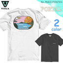 楽天オーシャン スポーツ23 VISSLA ヴィスラ Tシャツ PORTAL 半袖 トップス ティーシャツ ビスラ 太陽 海 自然 サーフィン ショートスリーブ 夏服 メンズ 2023年春夏 品番 M4821POR2301 日本正規品 vissla