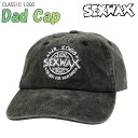 SEXWAX セックスワックス キャップ CLASSIC LOGO DAD CAP ロゴ 刺繍 帽子 アジャスター サイズ調節 6パネル サーフィン アウトドア...