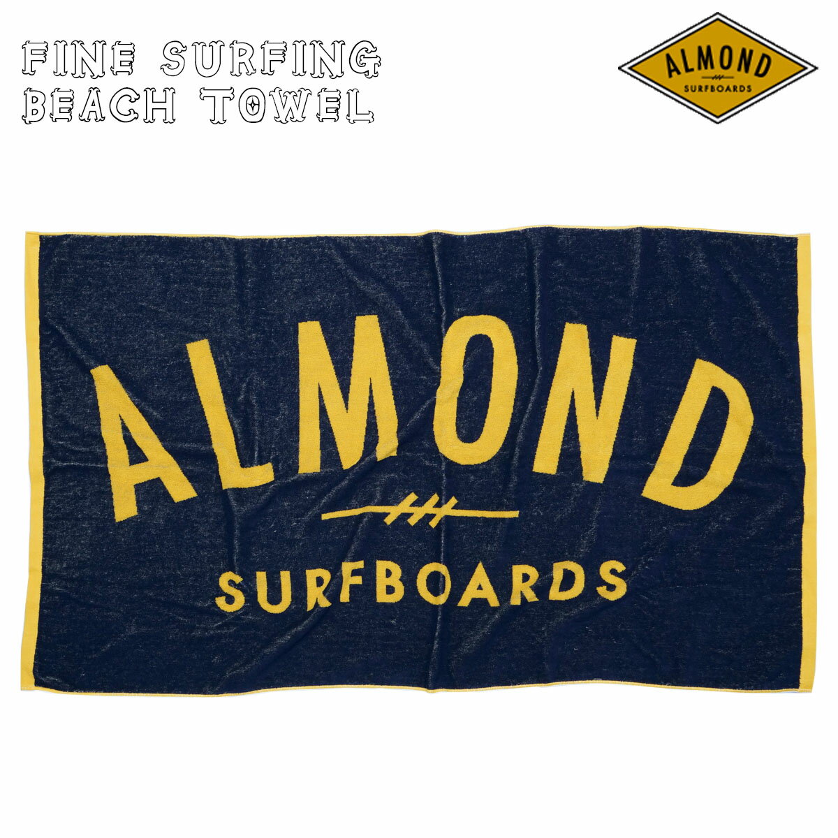 23 SS Almond アーモンド ビーチタオル FINESURFING BEACH TOWEL タオル ベーシック アウトドア サーフ..