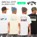 23 BILLABONG ビラボン Tシャツ DECAL CUT 半袖 トップス ボックスロゴ 四角 メンズ 2023年春夏 品番 BD011203 BD011-203 日本正規品