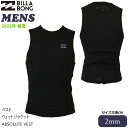 23 BILLABONG ビラボン ABSOLUTE VEST ウェットジャケット ウェットスーツ  ...
