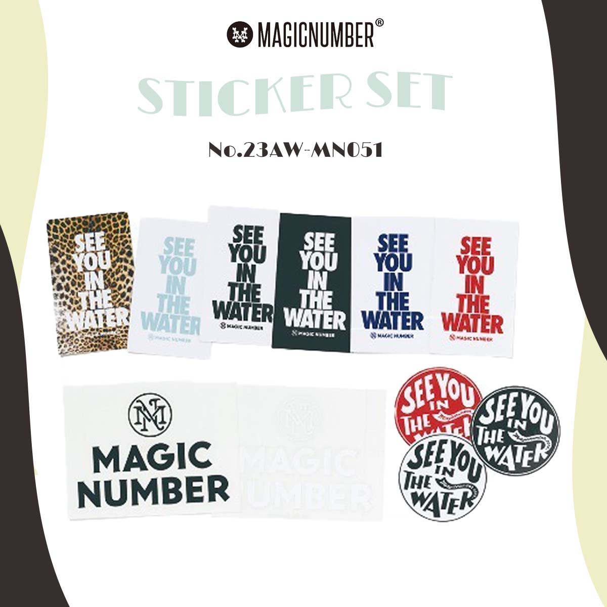 【11/20〜11/26エントリーでP10倍】23 AW MAGIC NUMBER マジックナンバー ステッカーセット STICKER SET シール 11枚セ...