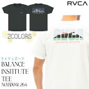 【5/9〜5/15エントリーでP10倍】23 SS RVCA ルーカ ラッシュガード BALANCE INSTITUTE TEE 半袖 トップス Tシャツ 水陸...
