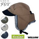 23/24 WILLOW ウィロー キャップ FOX 帽子 フライトキャップ パイロットキャップ スキー スノボ スノーボード ウィンタースポーツ メンズ ユニセックス 2023/2024年 品番 WLCH-141 日本正規品