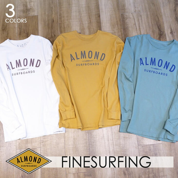 20 Almond Surfboards & Design アーモンドサーフボードデザイン FINESURFING USA COTTON L/S T-SHIRTS ロンT ロングスリーブTシャツ メンズ 品番 LS2001W 2020年秋冬 日本正規品