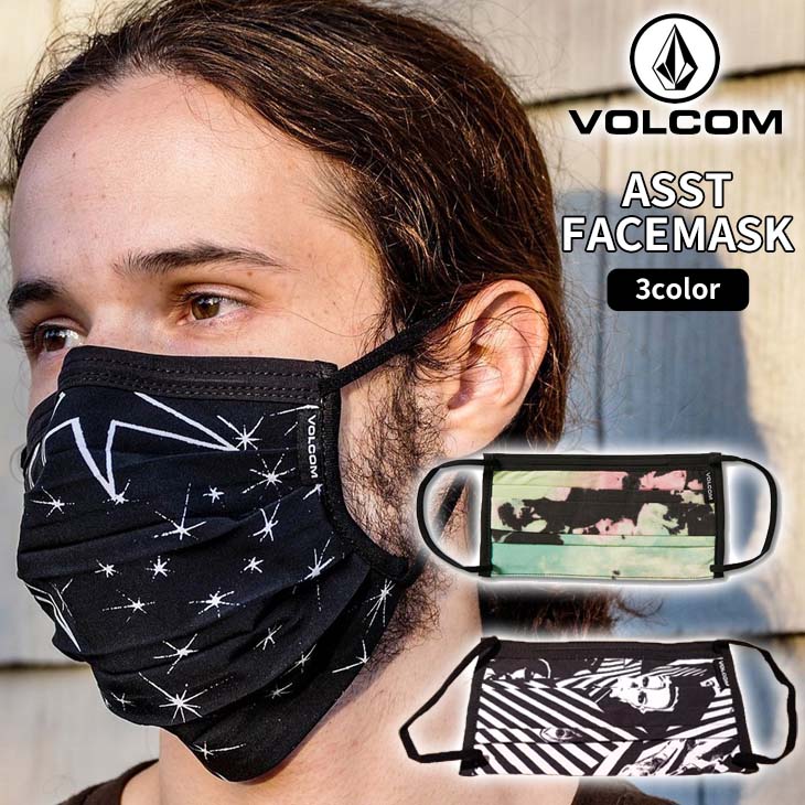 618Ǻ100ݥȥХå(ץȥ꡼)20 VOLCOM ܥ륳 ޥ ASST FACEMASK ե...