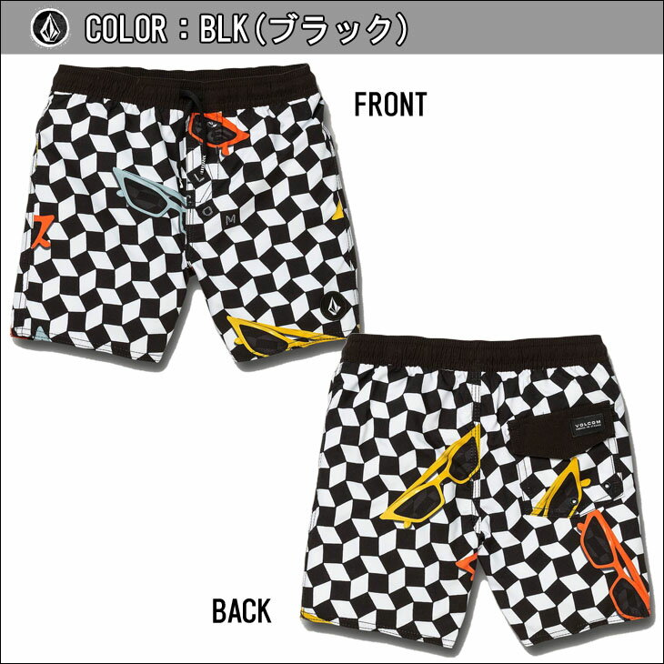 20 VOLCOM ボルコム サーフトランクス FLASHBACK TRUNK 17" トランクス ボードショーツ 短パン 水着 17インチ メンズ 2020年春夏 品番 A2512002 日本正規品