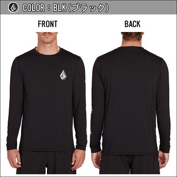 20 VOLCOM ボルコム ラッシュロンT DEADLY STONES L/S 長袖 ラッシュ ラッシュガード ロンT Tシャツ UVカット UPF50＋ メンズ 2020年春夏 品番 A9312002 日本正規品