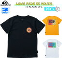 QUIKSILVER クイックシルバー キッズ用 ラッシュガード LONG FADE SS YOUTH 快適性の高い素材を使用した半袖ラッシュガード。 透けにくく、ハリ・コシと軽い着心地を両立した生地感が特徴。 最高値UPF50＋で紫外線から肌を守ります。 左胸と背中に90年代を彷彿とさせる QUIKSILVERのグラフィックをプリントしました。 シルエットはレギュラーフィット。 ■ 商品詳細 ■ 【品番】KLY241002 ■カラー： BLK(ブラック) WHT(ホワイト) YEL(イエロー) ■サイズ： 130cm/140cm/150cm/160cm ■素材： ポリエステル100% ※クレジットカード/銀行振り込みなど、15時までに決済完了の場合は即日発送！(※15時以降の決済確認は翌日以降ご入金確認後の発送） 速達メール便(通常エリア翌日お届け)を送料無料！ですが、代金引換決済やその他の場合は当店通常送料が別途加算されます！ オーシャン スポーツメール便【ロケット便】 代引き決済はご利用頂けません。※代金引換え決済をご希望の場合は、小型宅配便等に対応の商品ページにてご注文下さい。 ○デザイン等、予告なしに変更となる場合があります。ご了承ください。 ○掲載商品の色は、できる限り現品と同じになるよう努めておりますが、ご使用のパソコン環境により多少色合いが異なる場合がございます。著しい色の相違は御座いませんのでご安心ください。 ○お急ぎのお客様は、ご確認していただく事をお勧め致します。 ※コチラの商品はメール便（ネコポス）での発送となります。 メール便の配送はポスト投函でのお届けとなります。 手渡しでの配達や日時指定、代引きでのお支払等をご希望の場合は『小型宅配便対応』の商品ページにてご注文頂きますようにお願い致します。 メーカー希望小売価格はメーカーサイトに基づいて掲載しています