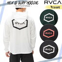 【5/9〜5/15エントリーでP10倍】24 SS RVCA ルーカ ラッシュガード HEX LS SURF HOODIE 長袖 ラッシュパーカー フーディー ...