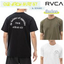 【5/9〜5/15エントリーでP10倍】24 SS RVCA ルーカ ラッシュガード OLD ARCH SURF ST 半袖 Tシャツ トップス 水着 ロゴ サ...
