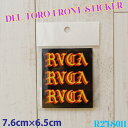 RVCA ルーカ シール ステッカー DEL TORO FRONT STICKER ロゴステッカー ロゴ サーフィン サーフボード 品番 R24S011 日本正...