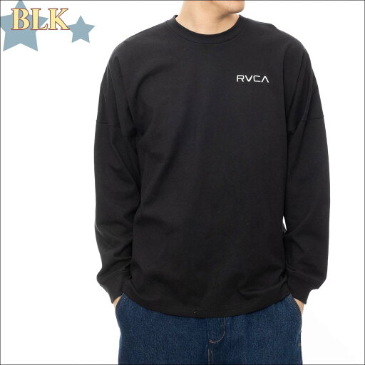 24 FW RVCA ルーカ ロンT PATCH BALANCE LT Tシャツ 長袖 トップス コットン バックプリント サーフィン マリンスポーツ メンズ ユニセックス 2024年秋冬 品番 BE042060 BE042-060 日本正規品