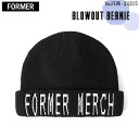 【7/4〜7/10エントリーでP10倍】24 FORMER フォーマー ビーニー BLOWOUT BEANIE 帽子 ニット帽 シンプル ロゴ 刺繍 メンズ 2024年秋冬 品番 FHW-24315 FHW24315 日本正規品(4)