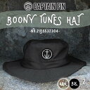 24 SS CAPTAIN FIN キャプテンフィン サーフハット BOONY TUNES HAT 帽子 あご紐 調節可能 水抜きアイレット ロゴ パッチ メンズ ユニセックス 2024年春夏 品番 21D5532304 日本正規品