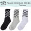 24SS BILLABONG ビラボン 靴下 WAVE CHECKER SOCKS ウェーブ チェッカー ソックス 波 シンプル サーフィン マリンスポーツ メンズ ユニセックス 2024年春夏 品番 BE011976 日本正規品