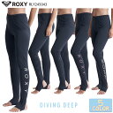 24 SS ROXY ロキシー トレンカ レギンス DIVING DEEP ラッシュガード 日焼け対策 UVカット 擦れ防止 レディース サーフィン 2024年春夏 品番 RLY245043 日本正規品