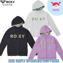 24 ROXY ロキシー ガール ラッシュガード MINI SIMPLY BOTANICAL LOGO PARKA ラッシュ トップ かわいい ビーチ サーフィン マリンスポーツ キッズ 2024年春夏 品番 TLY241106 日本正規品