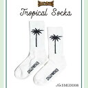 24 SS SALT&MUGS ソルトアンドマグス 靴下 Tropical Socks トロピカル ソックス ヤシの木 アウトドア サーフィン マリンスポーツ ...