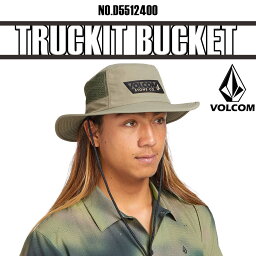 24 SS VOLCOM ボルコム バケットハット TRUCKIT BUCKET 帽子 サーフハット 水陸両用 バケハ メンズ ユニセックス 品番 D5512400 日本正規品