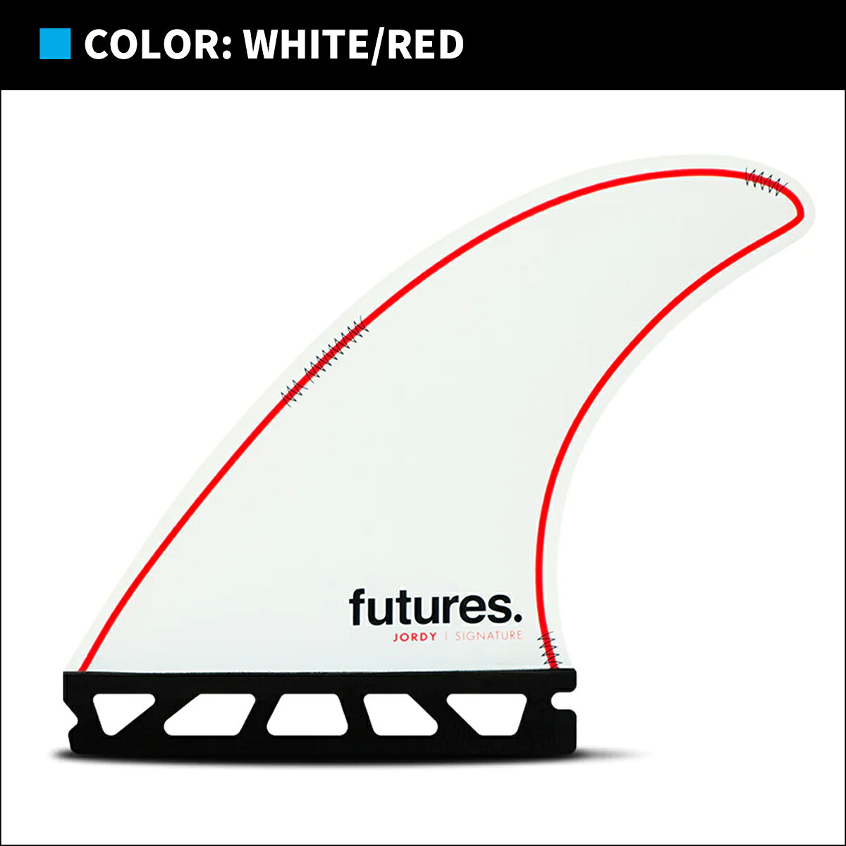 オーシャン スポーツの24 futures. フューチャー フィン RTM HEX JORDY 2.0 MEDIUM ジョーディ・スミス シグネチャー Mサイズ THRUSTER スラスター TRI FINS トライフィン 3fin 3フィン 3本セット サーフィン サーフボード 日本正規品｜アングル3