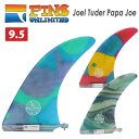 Joel Tuder Papa Joe 9.5 ジョエル・チューダーシグネイチャーモデル 【 FINS UNLIMITED 】 1968年にロングボードのセンターフィンを取り外しできる "Vari Set Fin System"(現在でも主流なセンターボックス)を開発した。 以来、最高のFINを世界中に提供し続けている老舗FINメーカー ■ 商品詳細 ■ ■サイズ：9.5” ■カラー： ACID-A(アシッドA) ACID-C(アシッドC) ACID-C(マルチC) ■生産地：Made in USA ※こちらの商品は小型宅配便での発送となります。 ※クレジットカード/銀行振り込みなど、15時までに決済完了の場合は即日発送！(※15時以降の決済確認は翌日以降ご入金確認後の発送） ○デザイン、仕様、価格等、予告なしに変更となる場合があります。ご了承ください。 ○掲載商品の色は、できる限り現品と同じになるよう努めておりますが、ご使用のパソコン環境により多少色合いが異なる場合がございます。著しい色の相違は御座いませんのでご安心ください。 ○お急ぎのお客様は、ご確認していただく事をお勧め致します。 2022年8月5日にマイナーチェンジ、デザイン、値段