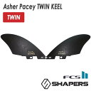 SHAPERS FINS VFCp[YtB Asher Pacey TWIN KEEL PAERFORMANCE AbV[yCV[ cCL[ ptH[}X FCS2 2{Zbg T[tB {Ki