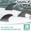 【5/9〜5/15エントリーでP10倍】24 フューチャー フィン TLS TYPE-C FIN TRI MIDIUM FUTURE TAB トゥールス タイプ...