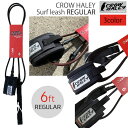 CROW HALEY クロウハーレー リーシュコード Surf leash 6' REGULAR リッシュコード パワーコード サーフィン グッズ ショートボード 日本正規品 その1