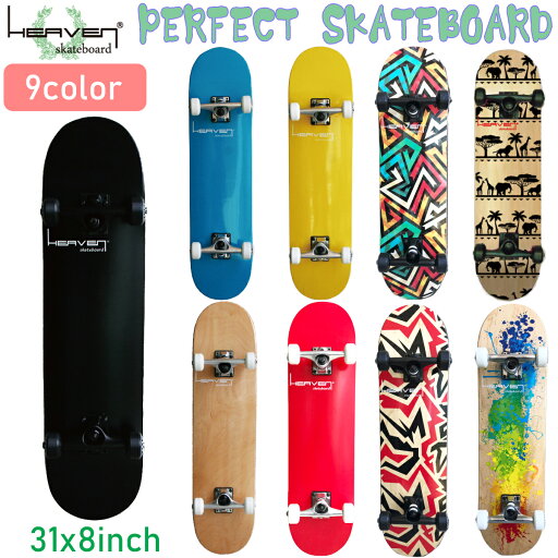 HEAVEN PERFECT SKATEBOARD ヘブン スケートボード PERFECT VITAMIN SERIES 31x8inch スケボー アウトドア 大人用 2024年春夏 日本正規品 HEAVEN PERFECT SKATEBOARD ヘブン スケートボード PERFECT VITAMIN SERIES 31x8inch スケボー アウトドア 大人用 2024年春夏 日本正規品