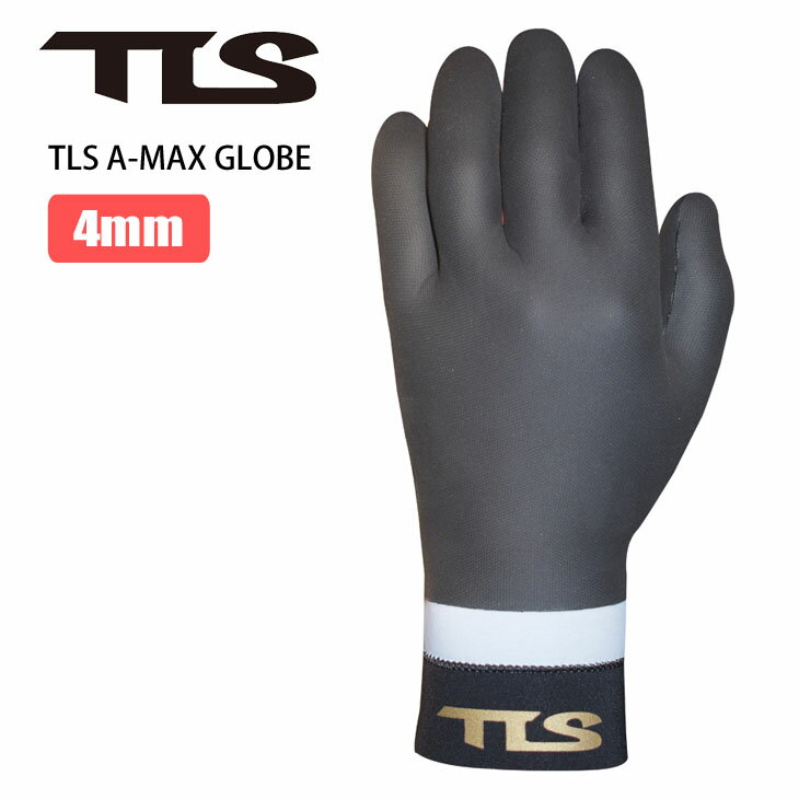 TLS A-MAX GLOVE 4mm 手首の内側にスキン生地を用いることで水の侵入を防ぐことが可能にした新開発のグローブ。 低価格を実現した新しいウェットグローブとして多くのウォーターシーンで活躍するでしょう！ ■ 商品詳細 ■ 【TLS A-MAX GLOVE SERIES】 ・手首の内側に止水効果の高いスキン生地を採用 ・保温性の高い起毛素材裏地 ・TLSオリジナルロゴ ・エコパッケージ 防寒対策と運動性能にこだわったTLS人気のウインターグローブ ■厚み：4mm ■カラー：ブラック ■サイズ： XXXS / XXS / XS / S / M / L / XL / XXL ◇◆パッケージ(外箱)は付属しません。◆◇ ※クレジットカード/銀行振り込みなど、15時までに決済完了の場合は即日発送！(※15時以降の決済確認は翌日以降ご入金確認後の発送） オーシャン スポーツメール便【ロケット便】 代引き決済はご利用頂けません。※代金引換え決済をご希望の場合は、小型宅配便等に対応の商品ページにてご注文下さい。 ○デザイン等、予告なしに変更となる場合があります。ご了承ください。 ○掲載商品の色は、できる限り現品と同じになるよう努めておりますが、ご使用のパソコン環境により多少色合いが異なる場合がございます。著しい色の相違は御座いませんのでご安心ください。 ○お急ぎのお客様は、ご確認していただく事をお勧め致します。 ※コチラの商品はメール便（ネコポス）での発送となります。 メール便の配送はポスト投函でのお届けとなります。 手渡しでの配達や日時指定、代引きでのお支払等をご希望の場合は『通常宅配便対応』の商品ページにてご注文頂きますようにお願い致します。 メーカー希望小売価格はメーカーサイトに基づいて掲載しています